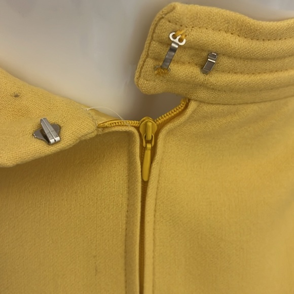 LOUIS FERAUD Yellow Wool Skirt Suit 4• Excellent - Picture 10 of 14